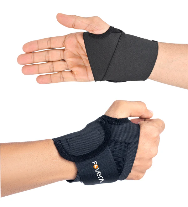 FOVERA Wrist Support Band with Thumb Loop